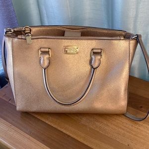 Authentic Michael Kors Gold Purse